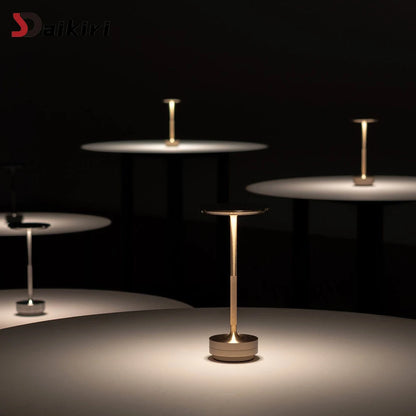Candeeiro de Secretária Recárregavel com Toque | Luz de Mesa LED Regulável