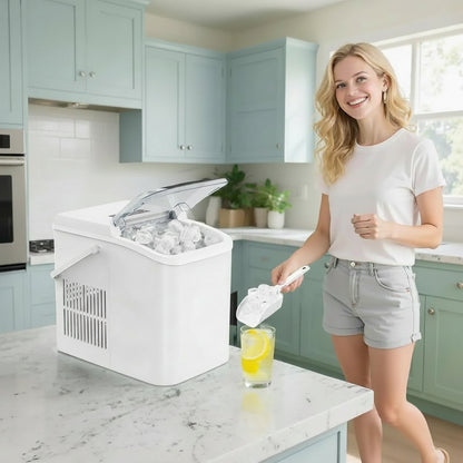 Ice Maker Machine Portable Countertop Automatic Ice Cube Maker