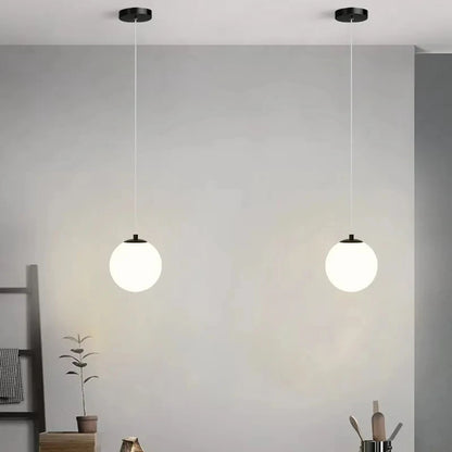 Lampada a sospensione Luna | Design nordico moderno con globo in vetro