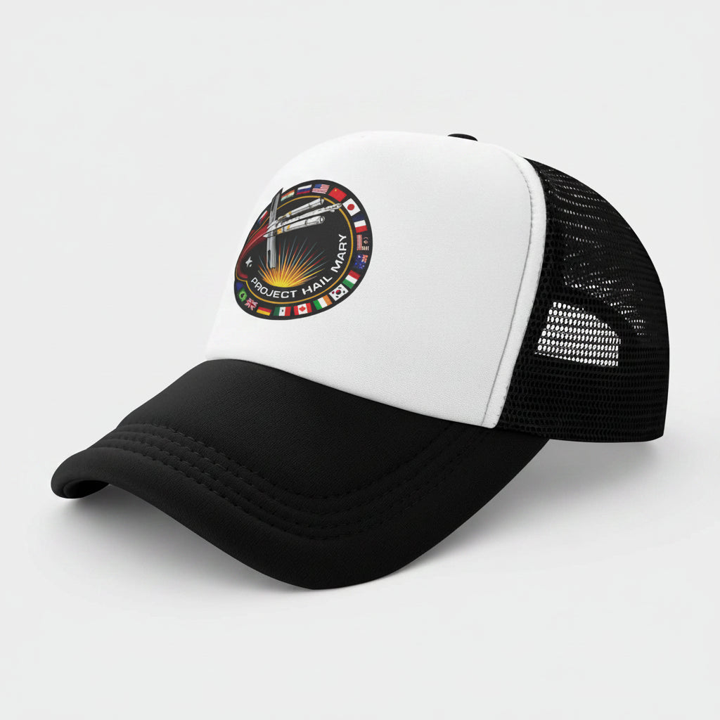 Șapcă de baseball tip trucker cu plasă, reglabilă, snapback Project Rocky