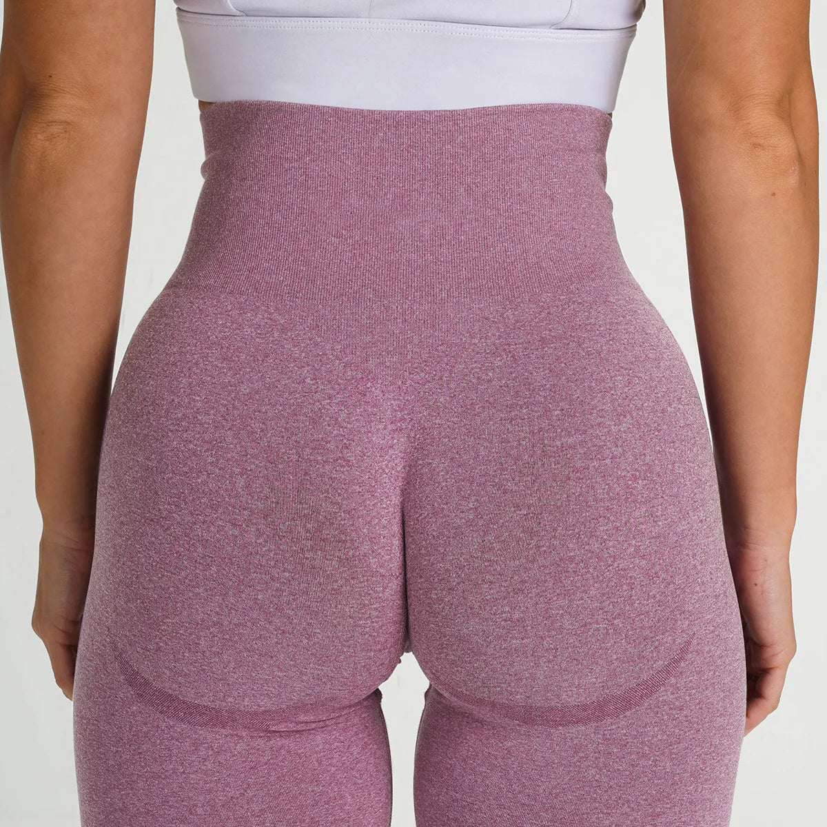 Leggings de cintura alta para pickleball, pantalones de yoga sin costuras y elásticos