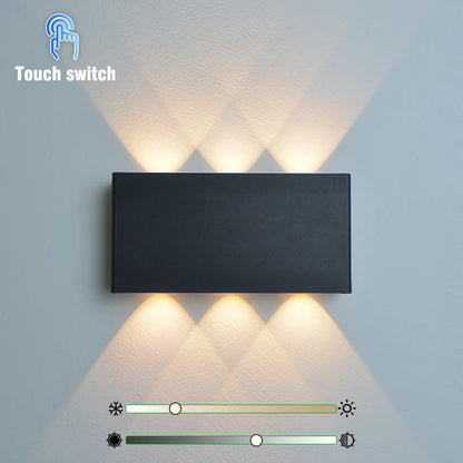 Lume da Parete Ricaricabile LumiBlock | Design Minimalista Effetto Legno