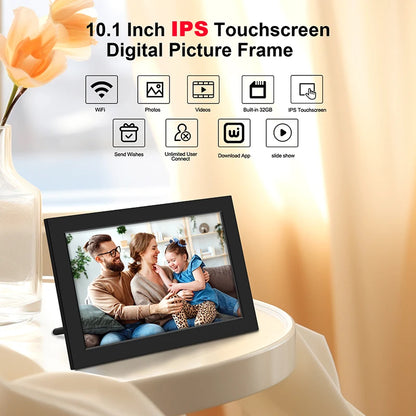Memora | Moldura Digital WiFi para Fotografias | Ecrã Tátil IPS HD, 32GB
