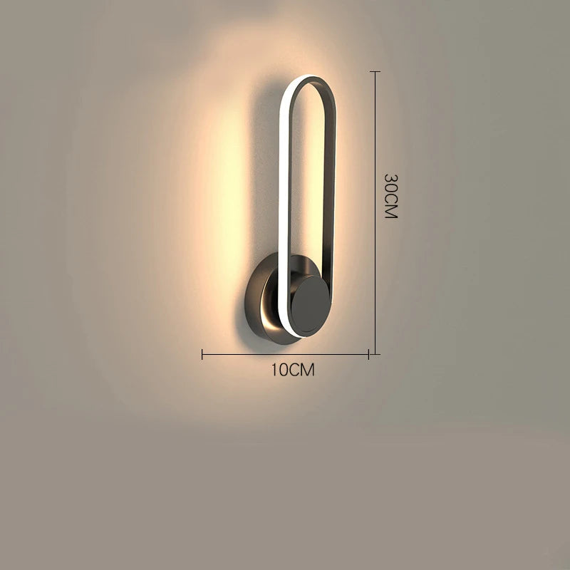 Lampada da parete LED moderna | Applique in alluminio rotante a 330°