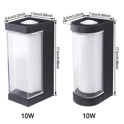 Modern LED Wall Light | Waterproof Up & Down Outdoor Sconce