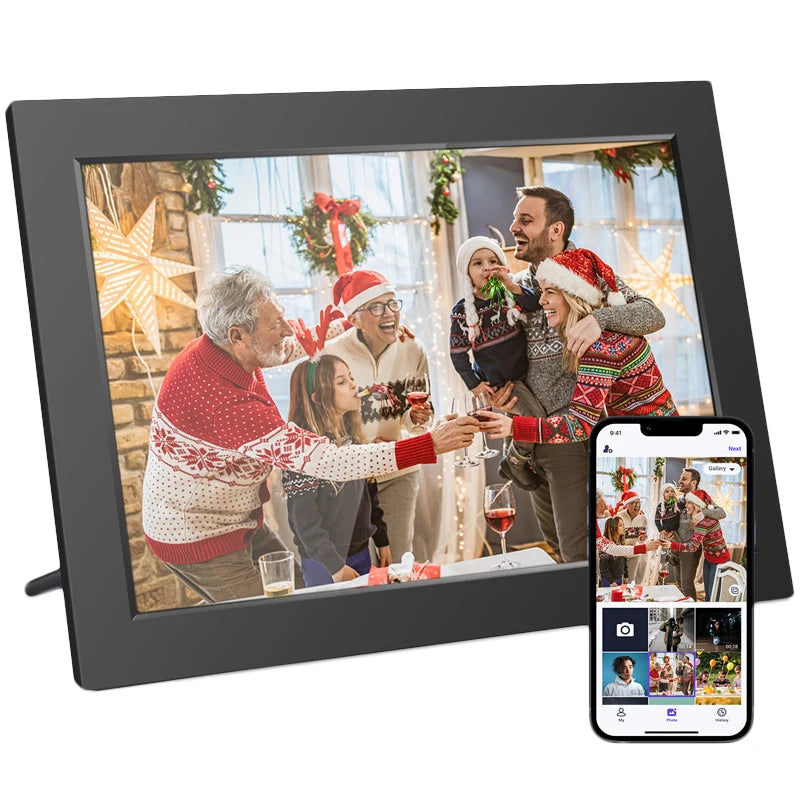 Memora | Moldura Digital WiFi para Fotografias | Ecrã Tátil IPS HD, 32GB