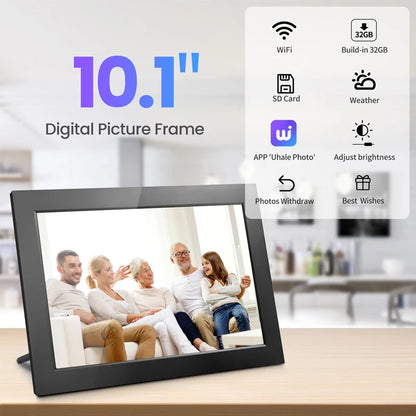 Memora | Moldura Digital WiFi para Fotografias | Ecrã Tátil IPS HD, 32GB