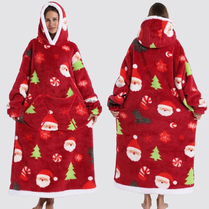 Fleece Oversized Hoodie Gezellige Stijlvolle Slaapzak Hoodie - Image 15