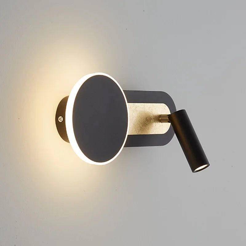 HaloBeam Lampada da Parete | Design Nordico Moderno a Doppio LED
