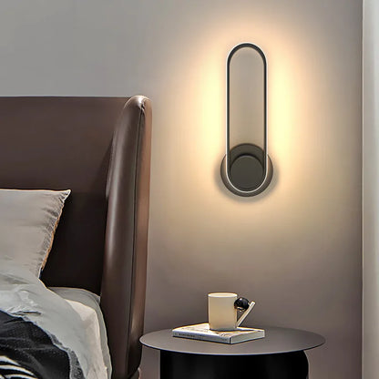 Lampada da parete LED moderna | Applique in alluminio rotante a 330°