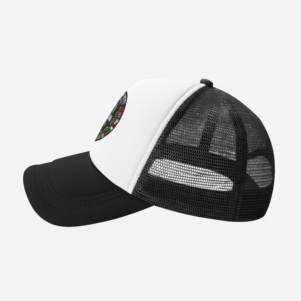 Șapcă de baseball tip trucker cu plasă, reglabilă, snapback Project Rocky