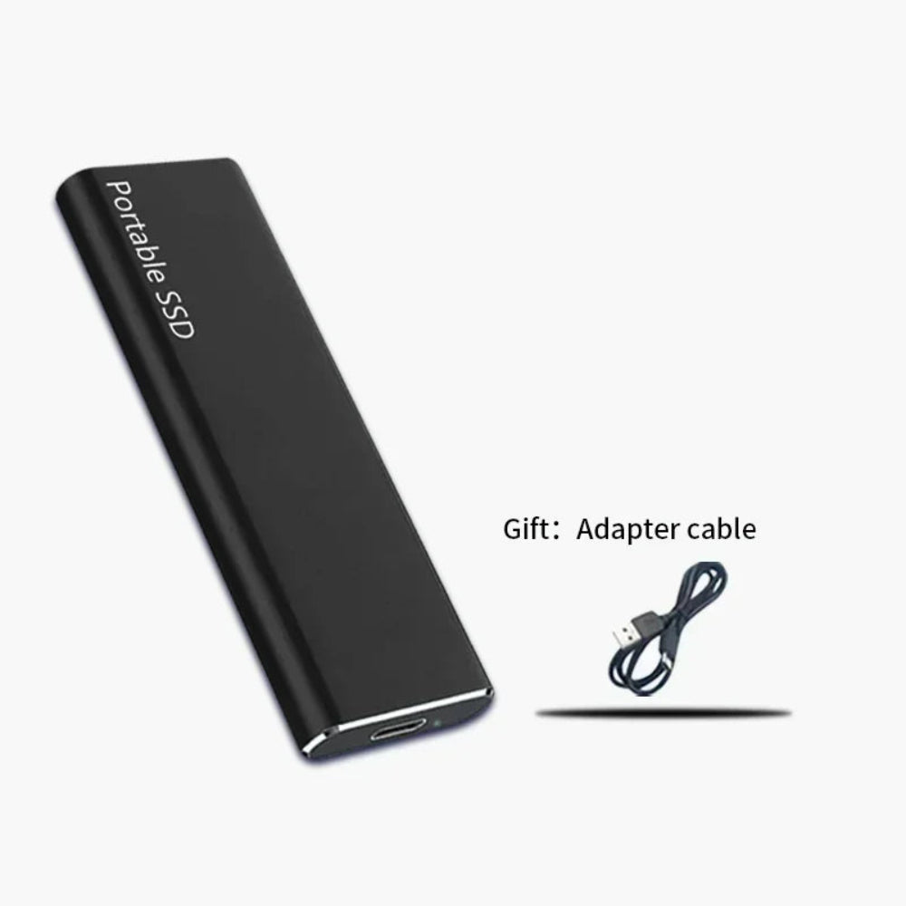 Disco Duro Externo Portátil SSD USB 3.2 Unidad de Almacenamiento Rápido