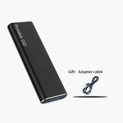 Disco Duro Externo Portátil SSD USB 3.2 Unidad de Almacenamiento Rápido