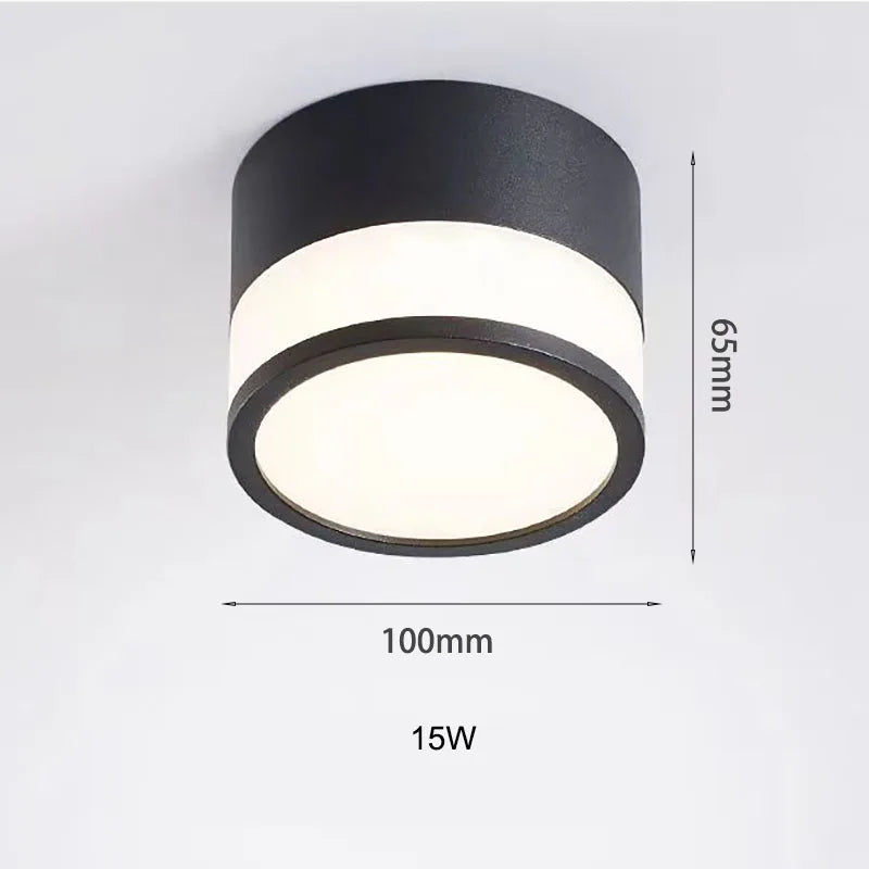 גוף תאורה שקוע LED נורדי | 9W / 15W מנורת תקרה
