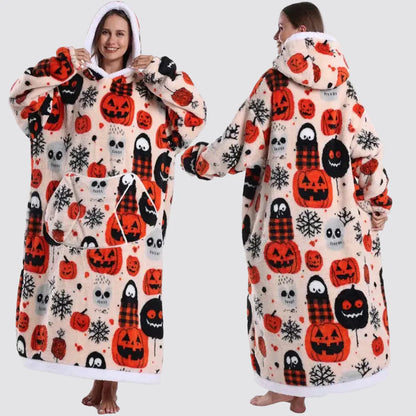 Fleece Oversized Hoodie Gezellige Stijlvolle Slaapzak Hoodie - Image 5