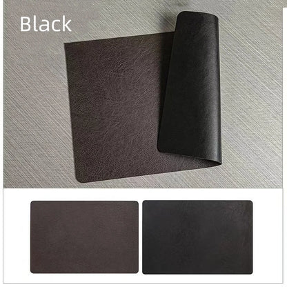 DuoMat | Double-Sided Faux Leather Placemats | Heat Resistant & Waterproof