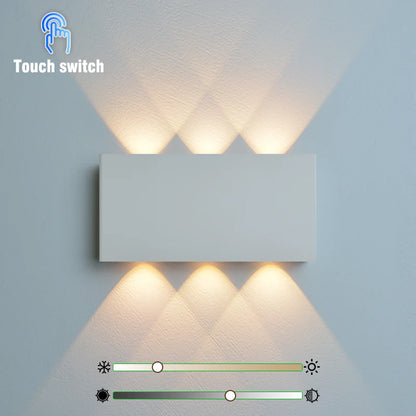 Lume da Parete Ricaricabile LumiBlock | Design Minimalista Effetto Legno