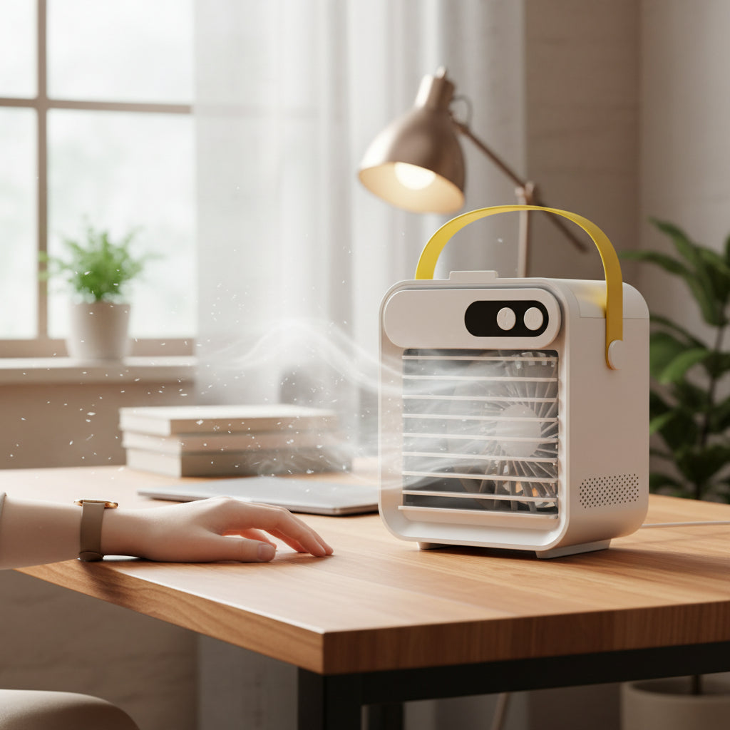 Aer condiționat portabil Mini umidificator cu ceață Ventilator de răcire