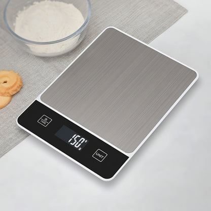 Bilancia da cucina digitale in acciaio inox 22 libbre bilancia per alimenti