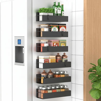 Set di portaspezie magnetico per frigorifero Organizzatore da cucina per conservazione