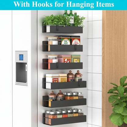 Set di portaspezie magnetico per frigorifero Organizzatore da cucina per conservazione