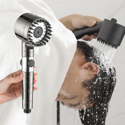 Cabeça de Chuveiro de Alta Pressão Manual com Pulverização de Água Filtrada