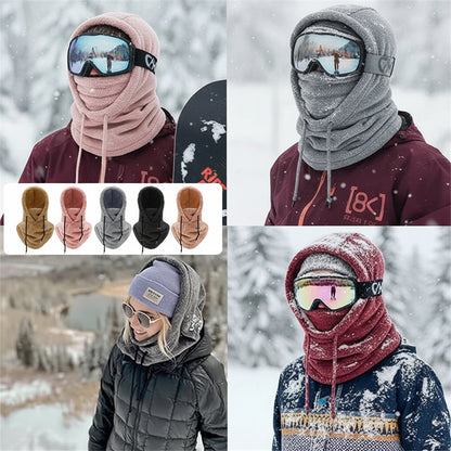 Pasamontañas de forro polar a prueba de viento para invierno y protección facial