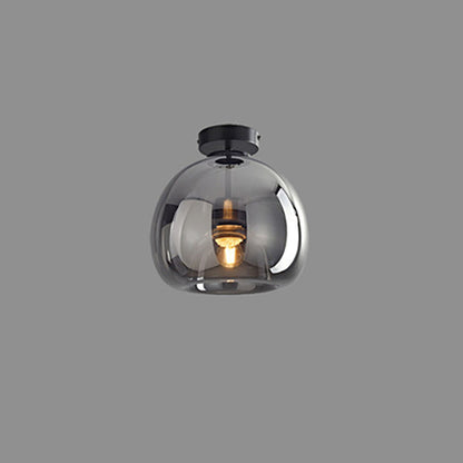 Lampada da soffitto a sfera in vetro nordica | Montaggio semi-incassato