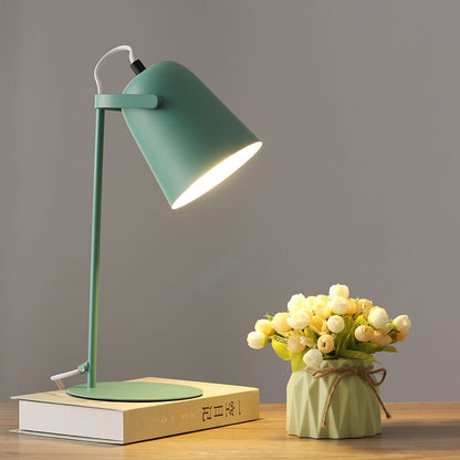 Lampada da scrivania LED in metallo nordico | Luce minimalista per lettura e studio