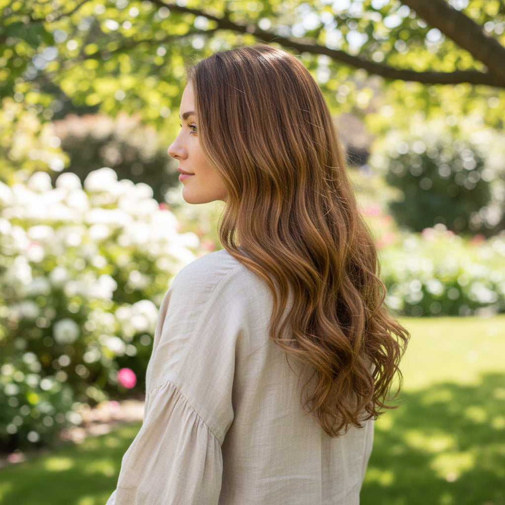 Extensiones de cabello Remy humano largas y onduladas con clip