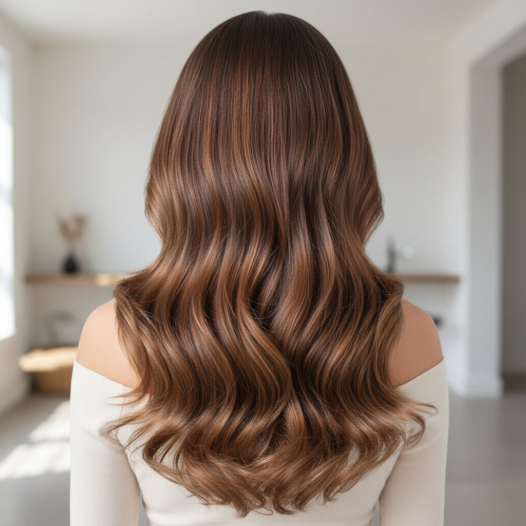 Extensiones de cabello Remy humano largas y onduladas con clip