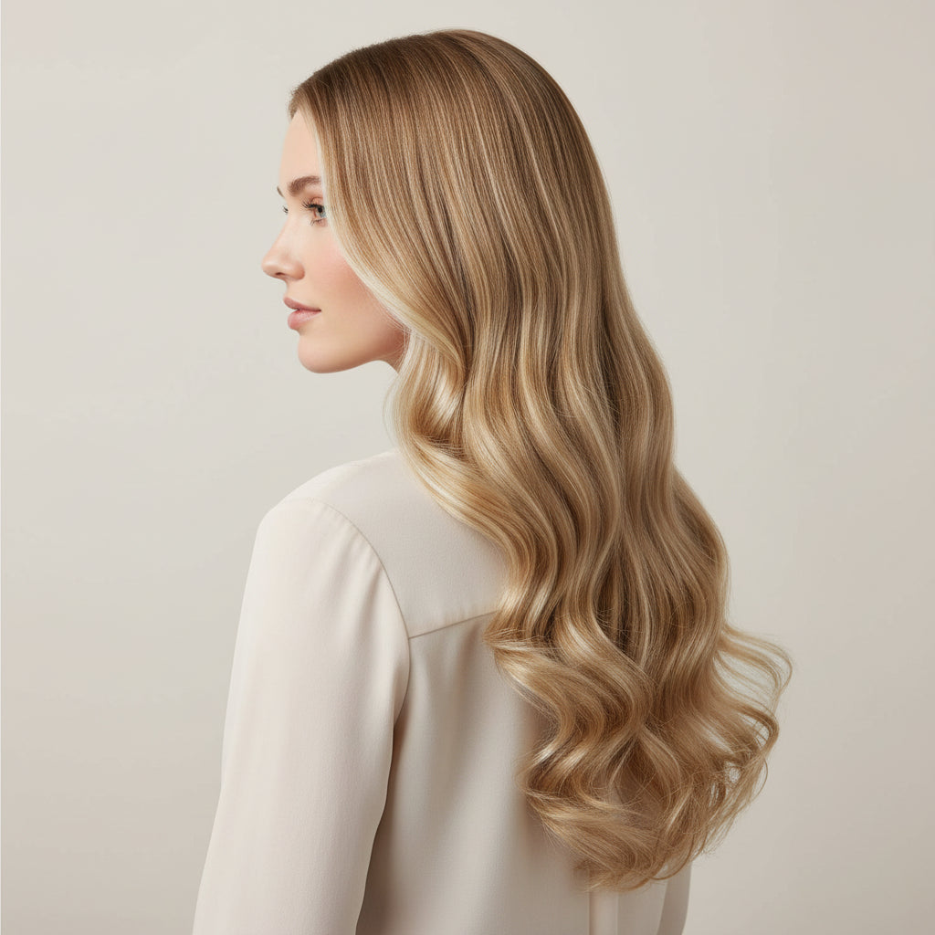 Extensiones de cabello Remy humano largas y onduladas con clip
