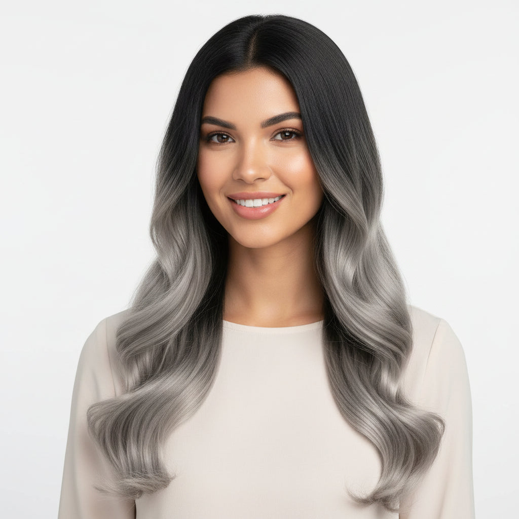 Extensiones de cabello Remy humano largas y onduladas con clip