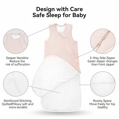 Saco de Dormir para Bebé em Bambu Respirável e Leve