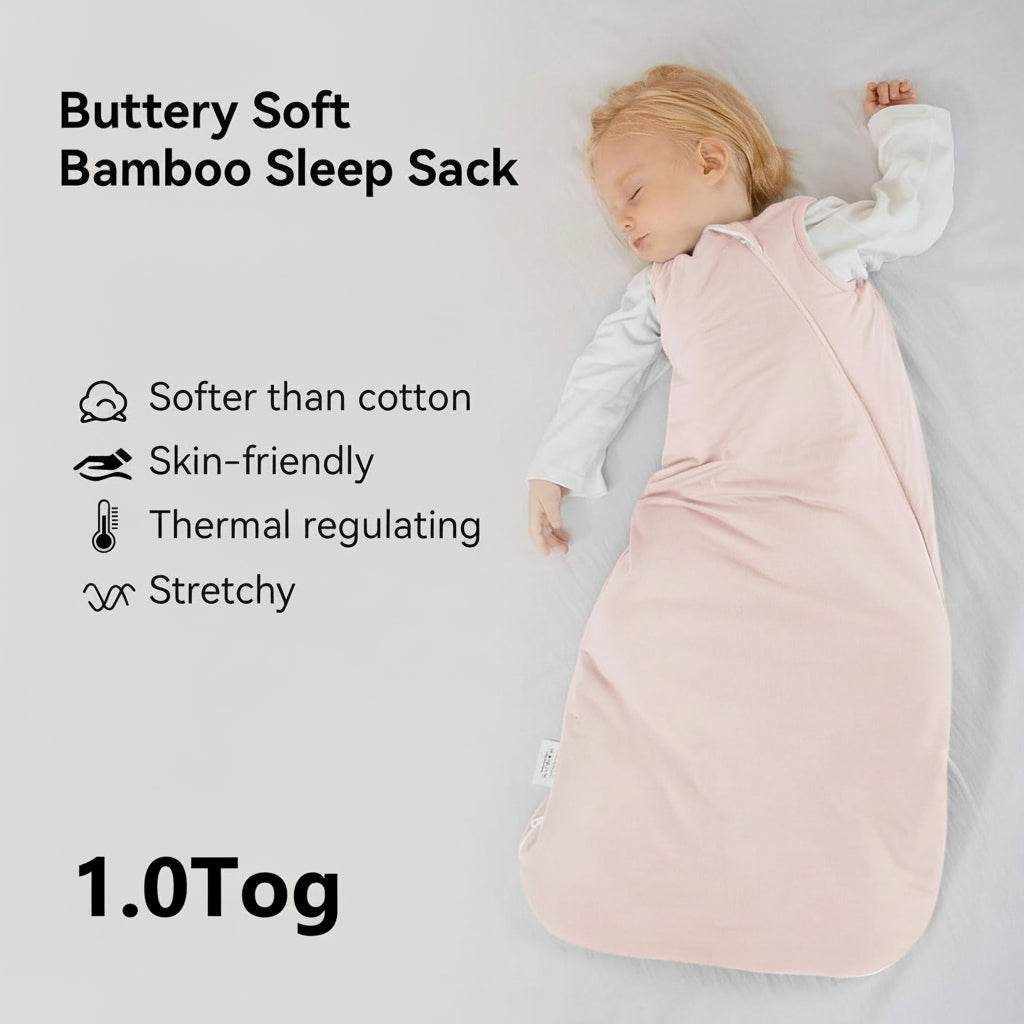 Saco de Dormir para Bebé em Bambu Respirável e Leve