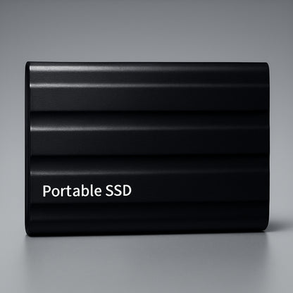 Externe SSD-Festplatte Tragbares Speichermedium Metallgehäuse