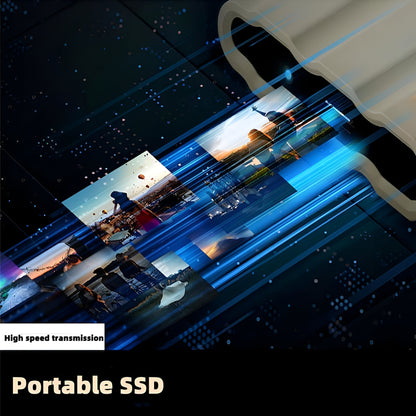 Externe SSD-Festplatte Tragbares Speichermedium Metallgehäuse