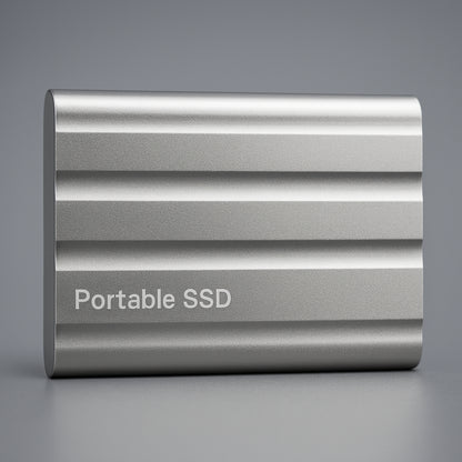 Externe SSD-Festplatte Tragbares Speichermedium Metallgehäuse