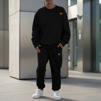 Herre Sweatshirt Afslappet Rund Hals Trøje Forår Efterår