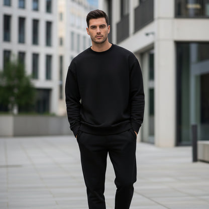 Herre Sweatshirt Afslappet Rund Hals Trøje Forår Efterår