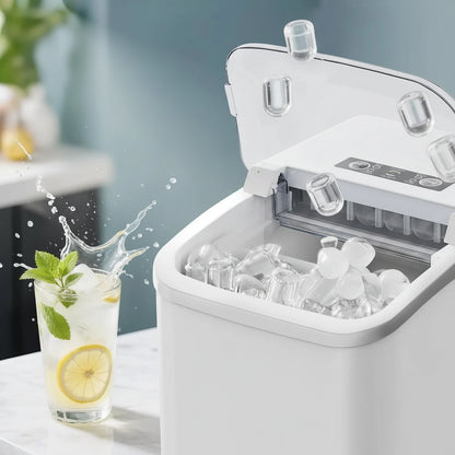 Ice Maker Machine Portable Countertop Automatic Ice Cube Maker