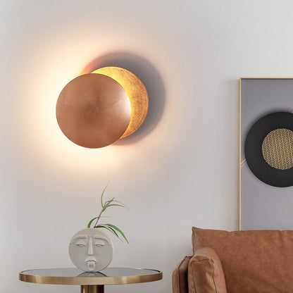 Luz de Parede Lunaris | Aplique de Parede Moderno Inspirado no Eclipse Solar