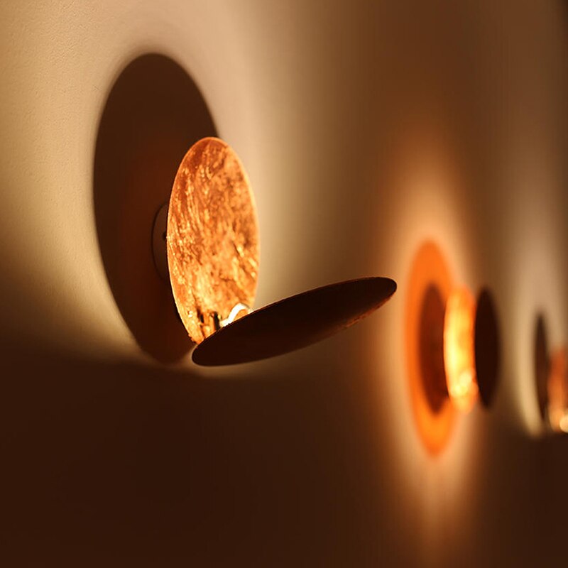 Luz de Parede Lunaris | Aplique de Parede Moderno Inspirado no Eclipse Solar