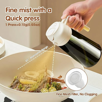 Dispenser di Olio in Vetro Spruzzatore per Olio d'Oliva da Cucina