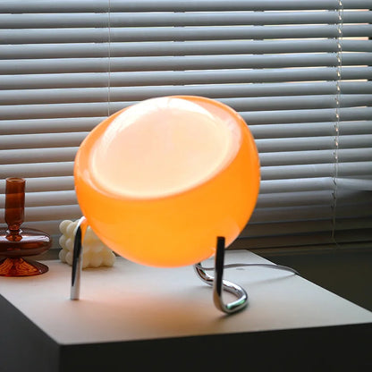 Candeeiro de Mesa em Vidro Bauhaus | Design Nórdico Retro