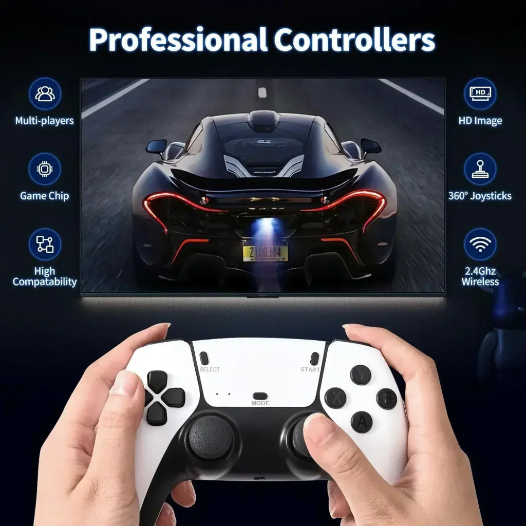 Controller wireless per console di gioco Game Stick 4K Retro Gaming
