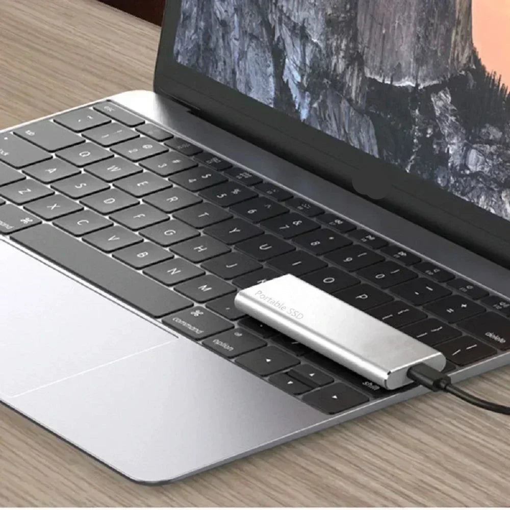 Disco Duro Externo Portátil SSD USB 3.2 Unidad de Almacenamiento Rápido