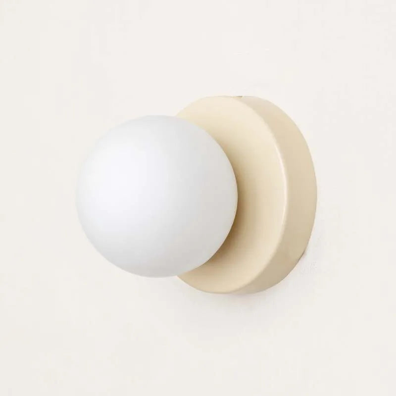 Macaron LED Væglampe | Moderne Farvet Glas Væglampe