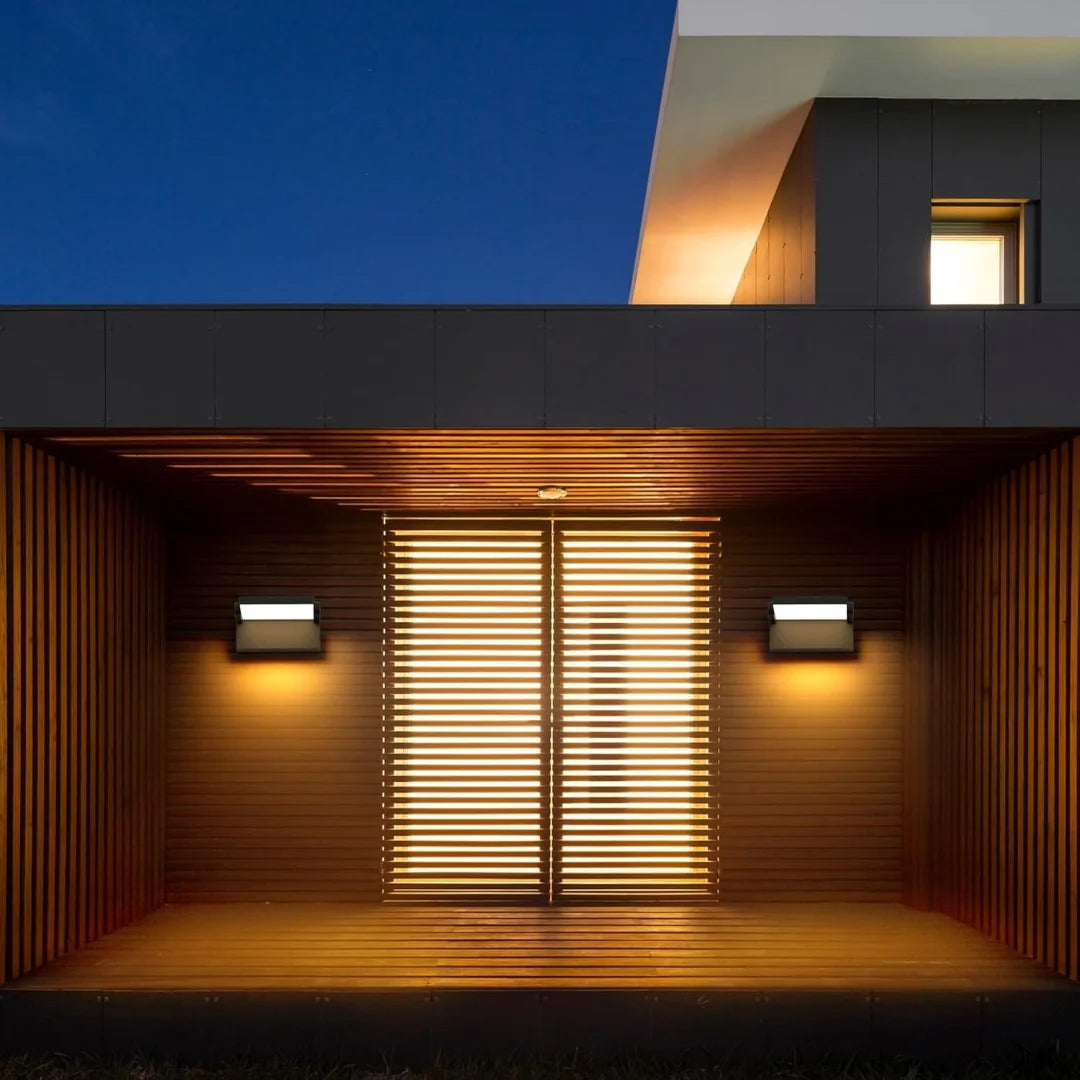 24W LED Outdoor Wall Light | IP65 Waterproof Motion Sensor Lamp