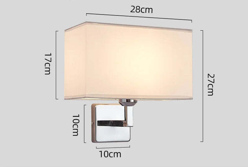 Wandleuchte mit Leselicht | E27 Nachttisch-Wandlampe